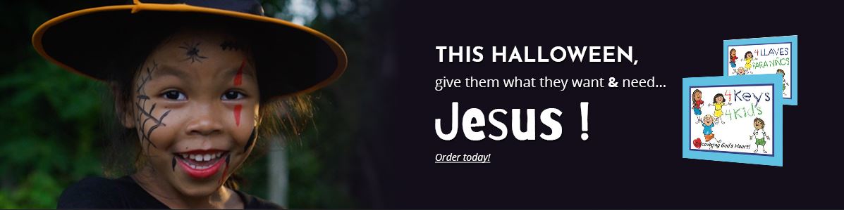 This Halloween, give them what they want and need, Jesus! Order today!