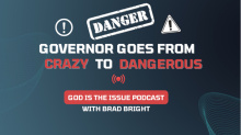 Governor goes from crazy to dangerous